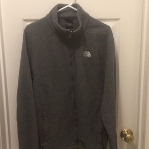 Northface gray fleece.